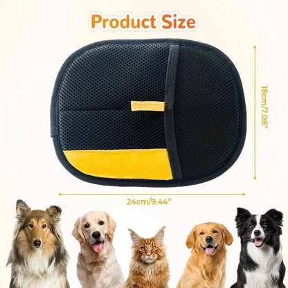 Double-Sided Pet Hair Remover Glove | Reusable Fur Catcher for Cats & Dogs